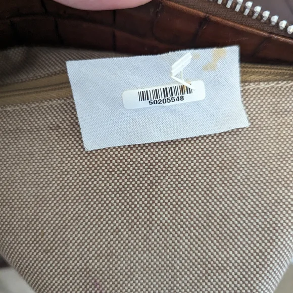 Rare Made in Italy Croc embossed DOONEY and Bourke convertible handbag - Picture 11 of 12